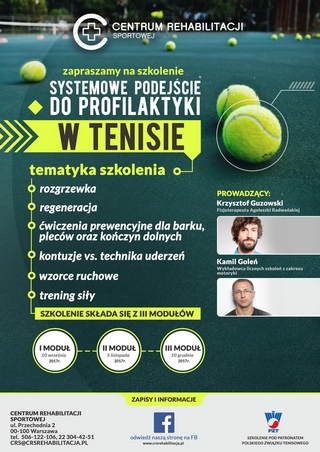 Systemowe podejście do profilaktyki w tenisie